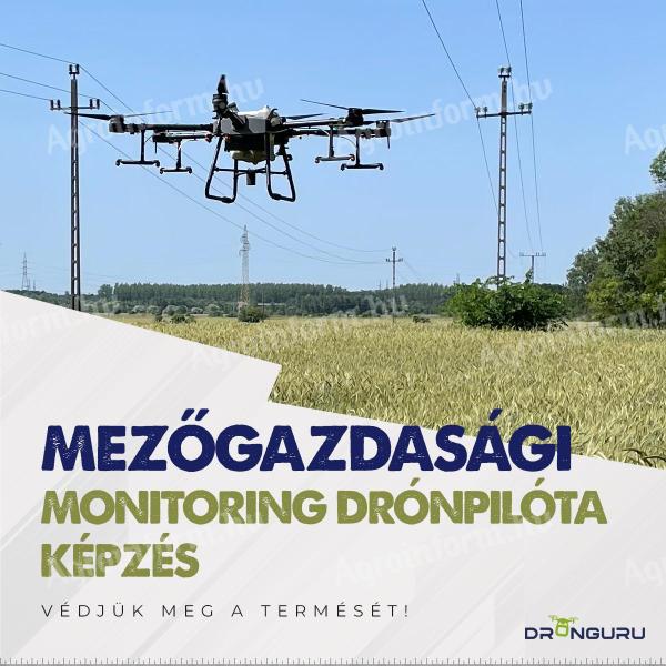 Mezőgazdasági monitoring drónpilóta képzés
