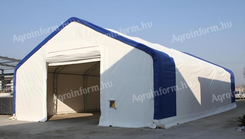 10x12 duplavas Ház formájú Raktár sátor/ Ponyva sátor/ Csarnok sátor/Mezőgazdasági sátor