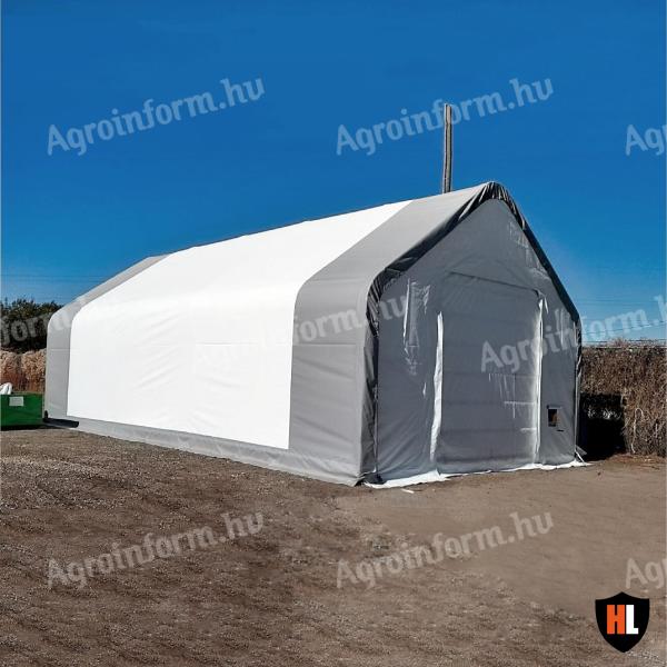 6x18 duplavas Ház formájú Raktár sátor/ Ponyva sátor/ Csarnok sátor/Mezőgazdasági sátor