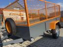 Eladó Új Orange utánfutó (140x250 cm) Rendszámmal,  készletről