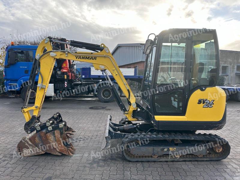 Yanmar SV26 / 2020 / 400üó / 4db kanál / Lízing 20%-tól