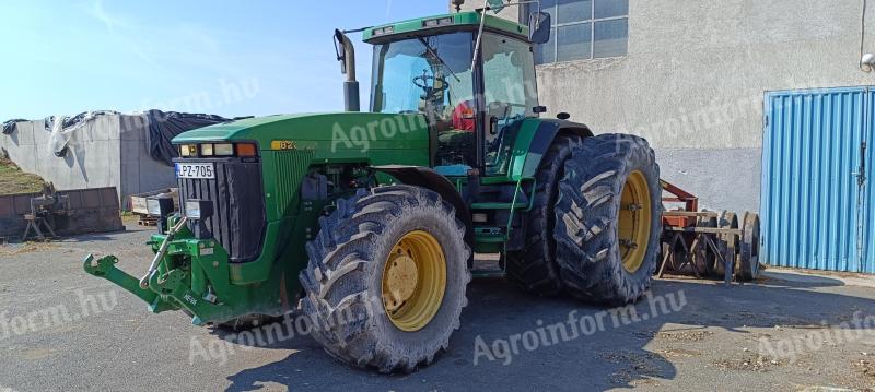 John Deere 8200 (210 LE,  8,1 L) + ikerkerék + légfék