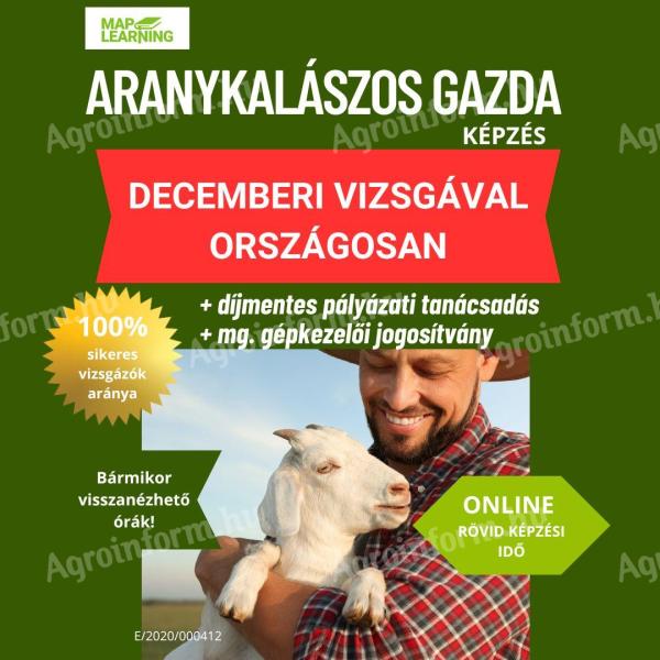 Aranykalászos gazda képzés országosan