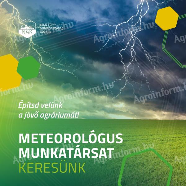 Meteorológust keres a Nemzeti Agrárgazdasági Kamara