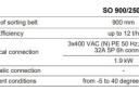 DOMASZ SO 900/2500 szalagos osztályozó eladók a Wolfoodengineering Kft kínálatában