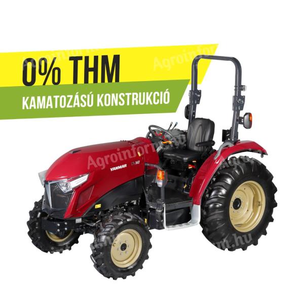 Yanmar Traktor,  47 lóerős,  bukókerettel,  Japán traktor - 0 % THM