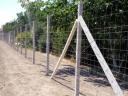 Pengés kerítés,  NATO kerítés háló,  vadháló,  drótfonat,  drótkerítés,  oszlop,  kapu