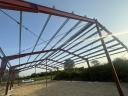 Csarnokvázak szerkezetépítése,  panelozása,  lemezelése és szegése 3.500/m2 ft-tól
