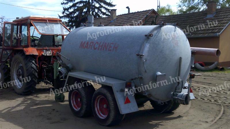 Marchner 5000 literes horganyzott tartályos szippantó MEK 8000 szivattyúval