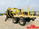 Hydrofast H11 - Erdészeti kiközelítő kocsi - 7m daruval - Elérhető a Royal Traktor