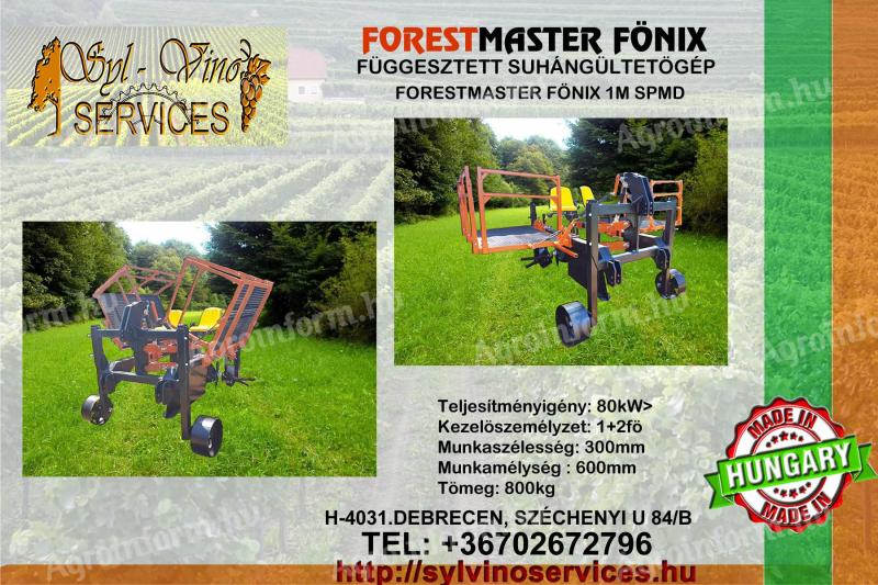 ForestMaster Főnix gyümölcsfacsemete-suhángültetőgép
