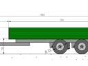 Gépszállító alacsony platós pótkocsik méret szerint IGJ
