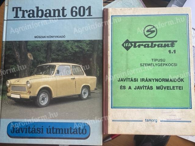 TRABANTOK /601 és 1.1 típusú gépkocsik/