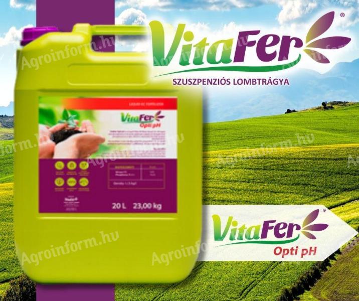 VitaFer Opti pH nitrogén- és foszforalapú folyékony lombtrágya (10 liter)