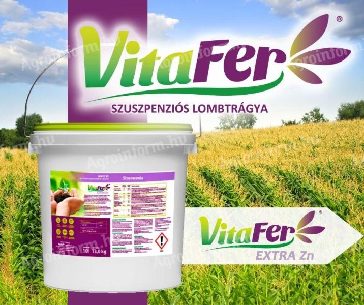 VitaFer EXTRA Zn magas cinkkoncentrációjú modern szuszpenziós lombtrágya (10 liter)