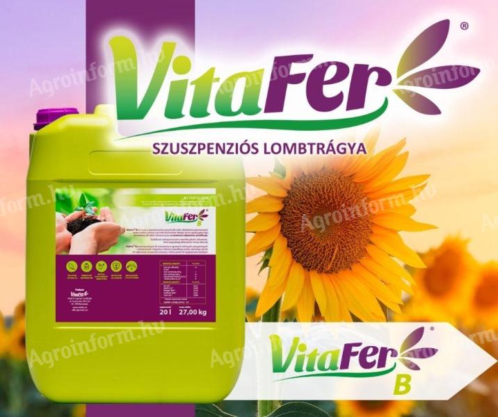 VitaFer B magas koncentrációjú,  modern,  folyékony lombtrágya (20 liter)