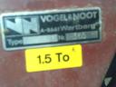 Vogel&Noot LM 15 tip 15 köbös hamszter rendfelszedő kocsi vas platós és oldalas