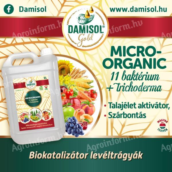 Damisol Gold Microorganic - Talajélet Koncentrátum,  tarlóbontás - AÖP 2 pont