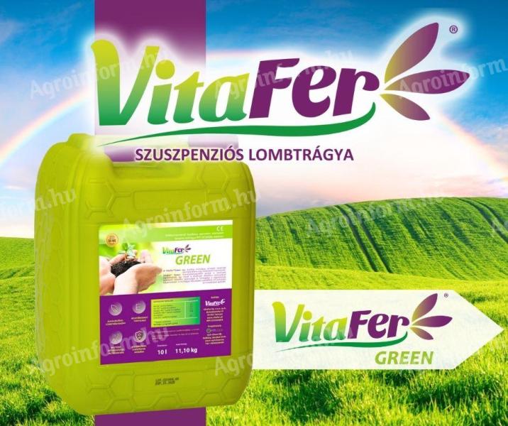 VitaFer Green szuszpenziós lombtrágya erős biostimulátor hatással (10 liter)