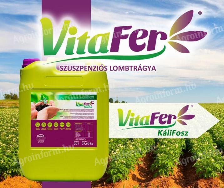 VitaFer Kálifosz magas kálium- és foszfortartalmú lombtrágya (10 liter)