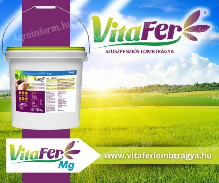 VitaFer Mg magas magnézium-koncentrációjú szuszpenziós lombtrágya (10 liter)