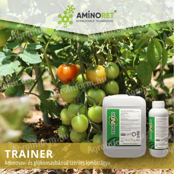 Trainer aminosav- és glükonsavbázisú szerves lombtrágya