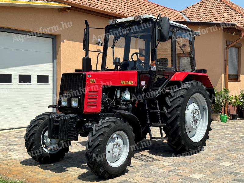 Belarus MTZ 820 traktor újszerű állapot kevés üzemóra