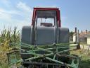 Vladimirec T25 traktor rendsodróval,  trágyaszóróval és 500 literes permetezővel