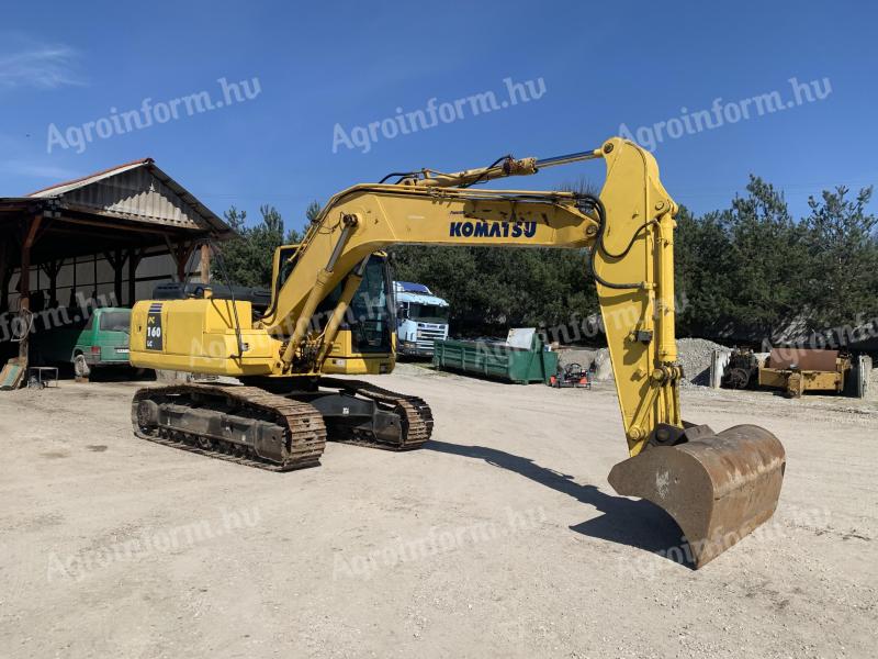 Komatsu PC160 lánctalpas forgókotró