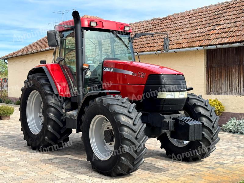 CASE IH MX 120 traktor 2001 évjárat,  6 hengeres Cummins 130LE-ös motor,  40km/h,  orrsúly,  á