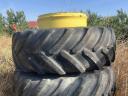 Duplakerék MACH gumizással (650/85 R38) (2 db) felfogatással