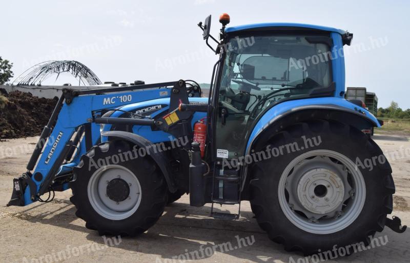 Landini 5-110H,  Top 113 LE - Landini MC100 homlokrakodóval + RTK-s automata kormányzással