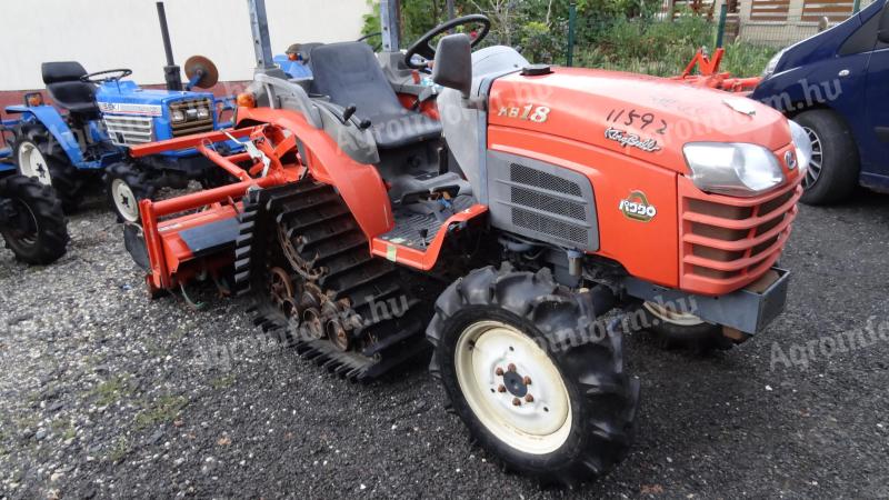 Kubota KB18D japán kistraktor talajmaróval