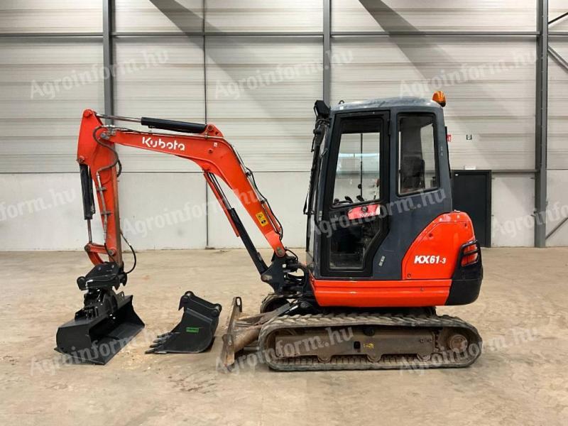 Kubota KX61-3 / 2014 / 2100 óra / Kalapácskör / Lízing 20%-tól