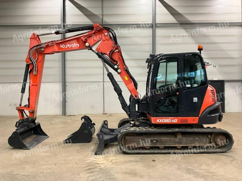 Kubota KX80-4 / 2018 / 1600 óra / Klíma / Lízing 20%-tól