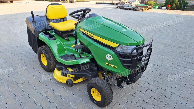 John Deere X350R használt önjáró fűnyírógép kihasználatlanság miatt eladó