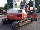 Takeuchi tb80Fr gumihevederes forgó kotró