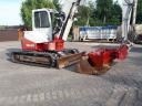 Takeuchi tb80Fr gumihevederes forgó kotró