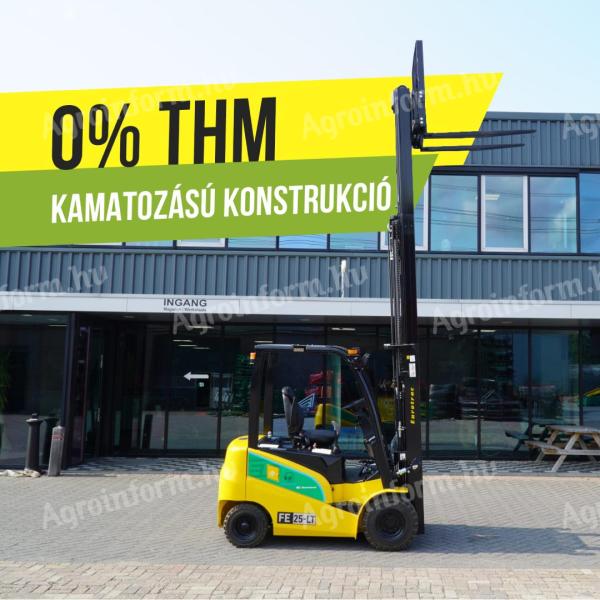 Elektromos targonca (max 2500 kg) / Eurotrac FE25 - 0 % THM