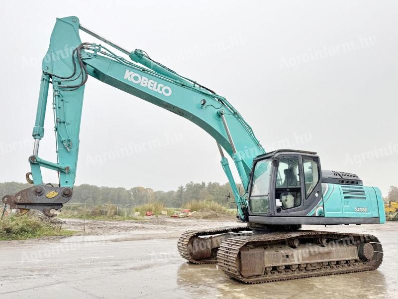 Kobelco SK350LC-10 / 2017 / 8000 üzemóra / Kalapácskör / Lízing 20%-tól