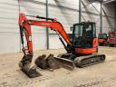 Kubota U48-4 / 2015 / 2850 óra / 3 db kanál / Lízing 20%-tól