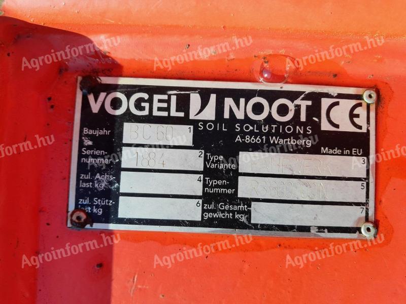 Vogel Noot Terradisc 600 rövid tárcsa