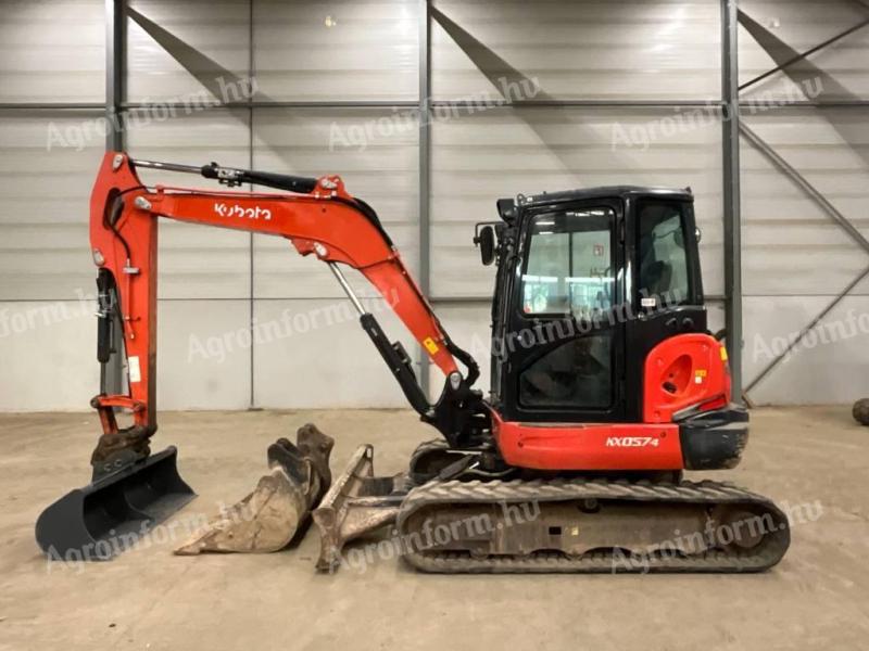 Kubota KX057-4 / 2018 / 2700 óra / 3 db kanál / Lízing 20%-tól