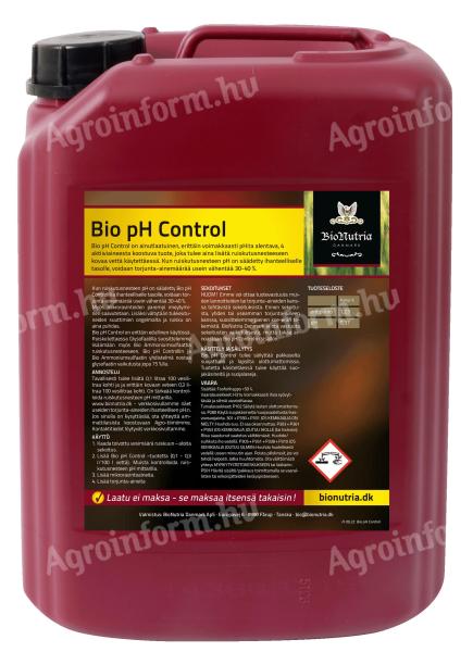 BIO pH control vízlágyító,  permetezővíz pH-beállító 500 Ft/hektár költségtől,  Dánia