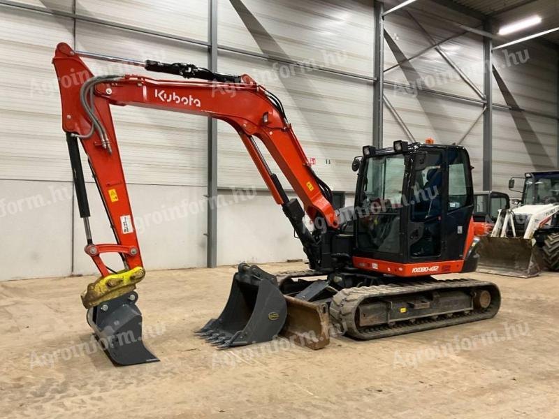 Kubota KX080-3 A / 2021 / 1250 óra / 2 db kanál / Lízing 20%-tól