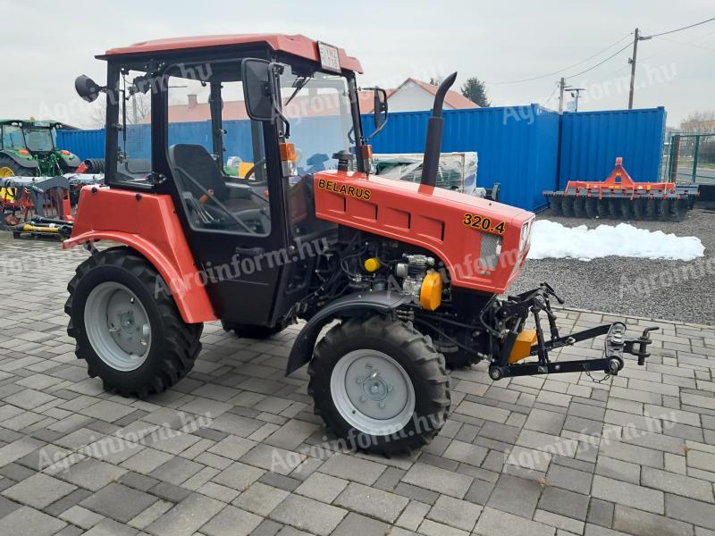 MTZ 320.4 traktor fronthidraulikával,  frontkardánnal eladó