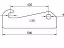 Homlokrakodó váltóadapter / gyorscsatlakozó 2500 kg Volvo L40/45 Kramer 880-hoz AL-ról Euro