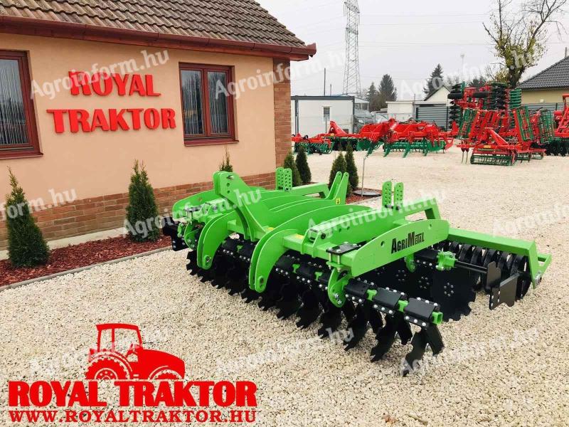 AGRIIMETAL 2.25M FÜGGESZTETT RÖVIDTÁRCSA,  ÉKGYŰRŰS HENGERREL - ROYAL TRAKTOR