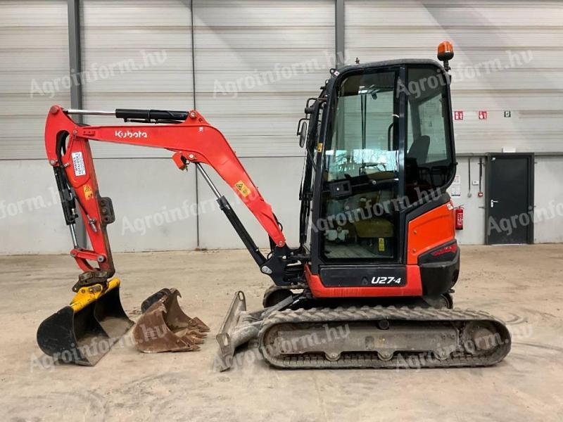 Kubota U27-4 / 2019 / 850 óra / Lízing 20%-tól