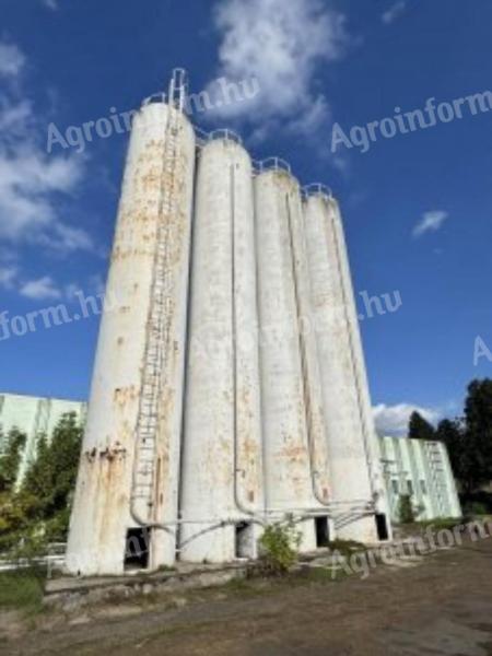 Gabona tároló silo tartály 4db 92 m3